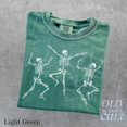 thumbnail image 2 of Dancing Skeletons Graphic Print T-Shirt | Vintage Halloween Bones Tee | Retro Spooky Unisex Top, 2 of 7