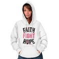 thumbnail image 5 of Faith Fight Hope Breast Cancer Aware Hoodie Sweatshirt Women Brisco Brands S, 5 of 6