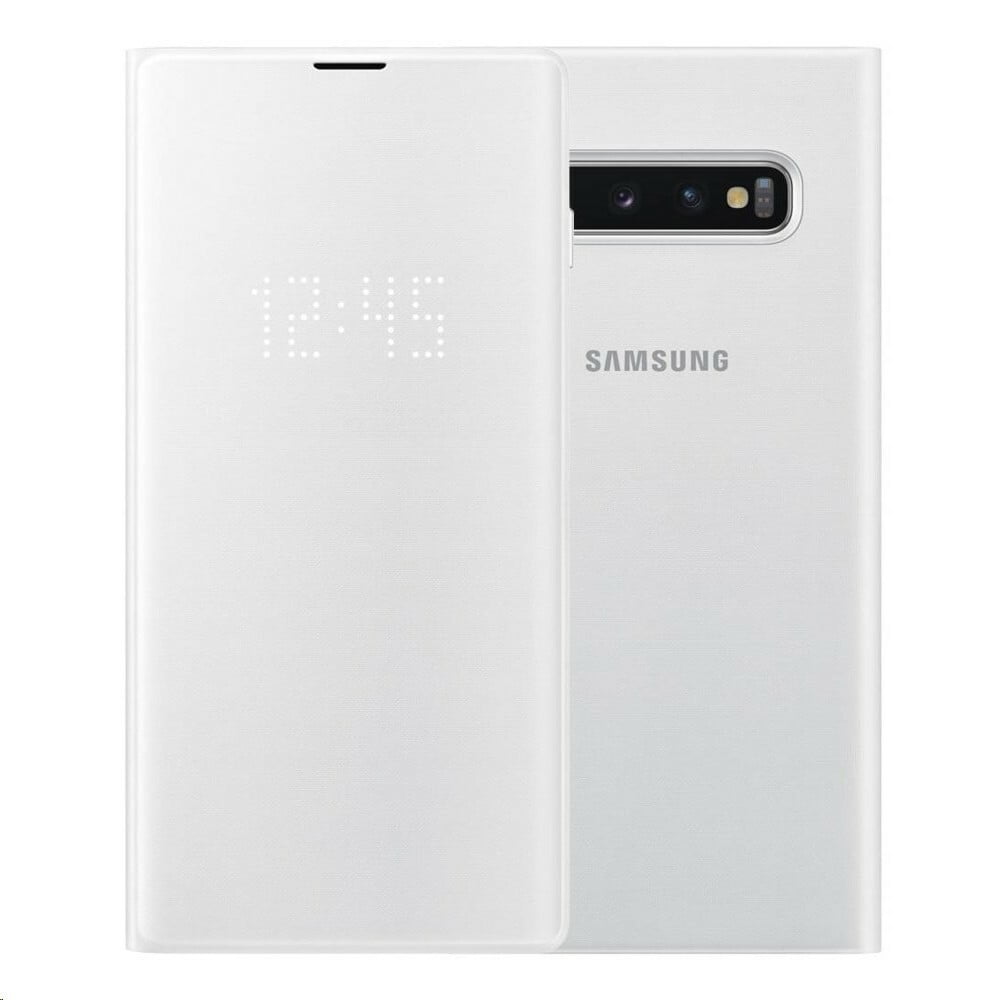 Samsung Genuine Led View Flip Case Galaxy S10 Ef-ng973pwegww - Walmart.com