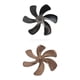 thumbnail image 1 of 2 piezas de piezas de actualización de reparación de registro de cuchillas de repuesto de ventilador Firepalce Macarena ventilador de chimenea alimentado por calor, 1 of 5