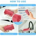 thumbnail image 6 of Damp Clean Duster Sponge, Magic Sponge Eraser Baseboard Cleaner Tool, Dusters for Cleaning Blinds, Glass, Vents, Railings, Mirrors,Window Track Grooves and Faucets, 6 of 9
