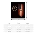 thumbnail image 3 of Stylish Vintage American Flag Flannel Blanket - Soft Cozy Distressed Design for Sofa Travel Bed and Chair - Perfect Warmth, 3 of 5