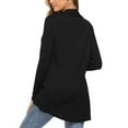 thumbnail image 4 of Frostluinai Lightweight Summer Cardigan Womens Open Front Lounge Cardigan Long Sleeve Stretchy Jacket Soft Comzy Outerwear Tops with Pocket, 4 of 9