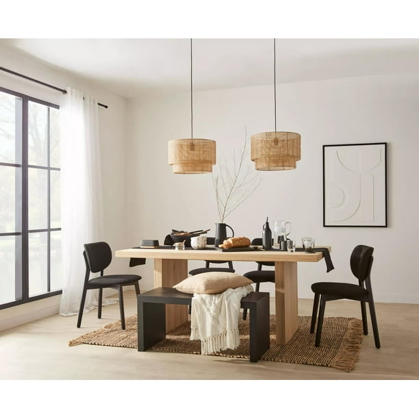 Bouclair Natural Natural Wood Dining Table - Walmart.ca
