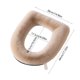 thumbnail image 3 of Cojín de franela gruesa de visón para inodoro | Suave, cálido, lavable y con cremallera | Cojín de baño reutilizable y cómodo para el inodoro | Beige, gris y café, 3 of 6