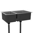 thumbnail image 4 of vidaXL Undermount Kitchen Sink with Strainer Stainless Steel Sink Rectangular, 4 of 5
