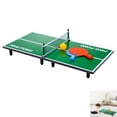 thumbnail image 4 of pitrice Small Ping Pong Table Foldable Children's Table Tennis Table Portable Wooden Children's Educational Toys with Racket and Ball for Home Park Indoor, 4 of 8