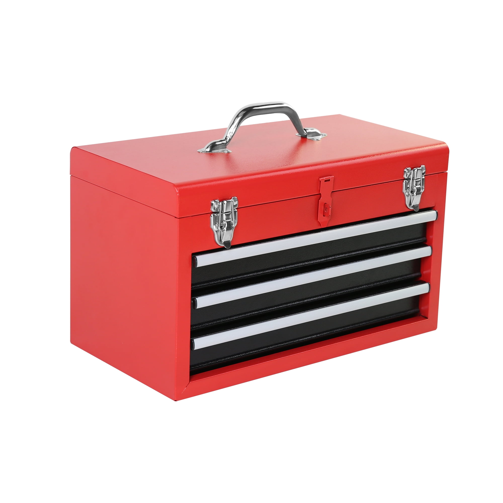3-Drawer Rolling Tool Chest with Wheels, Tool Chest with Large Storage Cabinet