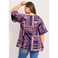 thumbnail image 2 of Avenue Women's Plus Size Flutter Sleeve Top, 2 of 2