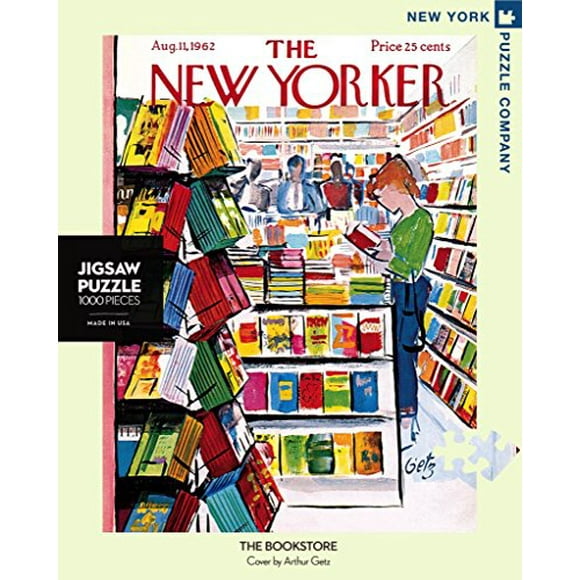 New York Puzzle Company - Nouveau Yorker la Librairie - Puzzle 1000 Pièces