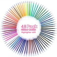 thumbnail image 2 of 48 Gel Pen Ink Refills for Glitter, Metallic, Fluorescent, and Neon - Color Coded for Easy Replacement (Glitter) - Pen Refills, 0.35 oz Per Pen Refill, 4.92Inches, 2 of 9