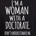 thumbnail image 3 of CafePress - Woman With A Doctorate Sweatshirt - Pullover Hoodie, Classic, Comfortable Hooded Sweatshirt, 3 of 4