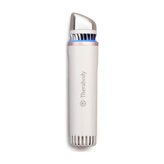 TheraFace Depuffing Wand by Therabody | Heat & Cold Facial Wand | 3 Temperature Settings | White