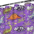 thumbnail image 3 of Halloween Dinosaur Themed Pattern Shower Curtain 36"x72" ,Bathroom Decorative Shower Curtains Set with 12 Hooks,Modern Waterproof Washable Shower Curtain, 3 of 6