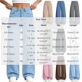 thumbnail image 3 of fnnxnal Girls' Baggy Wide-Leg High-Waisted Jeans - Pink Y2K Vintage Loose Relaxed Fit Casual Pants,Size 11-12 T, 3 of 9