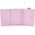 thumbnail image 4 of Lindo personaje de dibujos animados de moda cartera pequeña cartera corta para mujer Cartera de cuero triple bolsa de dinero (rosa), 4 of 4