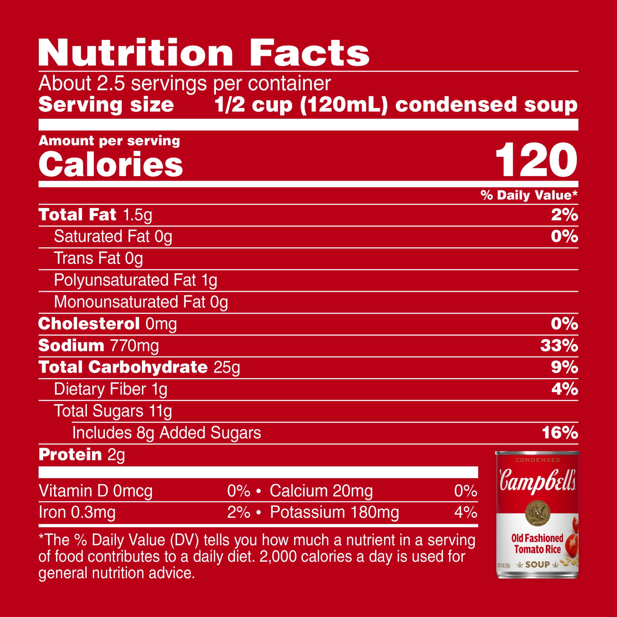 Campbell's tomato sale rice soup