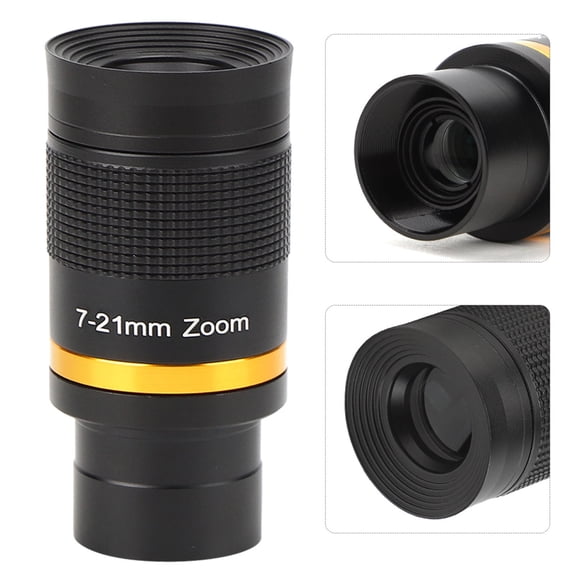 Yajisi 7-21mm Continuous Zoom Telescope Eyepiece, 1.25" Multi-Coated Optic Lens, for Moon & Planetary Observation, 3.94 x 1.97 x 1.97 in