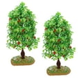 thumbnail image 6 of HERFIER 2Pcs Artificial Fruit Tree Models Miniature Fruit Trees for Landscape Dollhouse Sand Table, 6 of 8