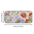 thumbnail image 5 of Qinduosi Pink Floral Kitchen and Door Rug Boho Flower Anti Fatigue Kitchen Mat for Floor Non Slip Cushioned Kitchen Floor Mat Comfort Standing  Mat 19.68*47.24 in, 5 of 6