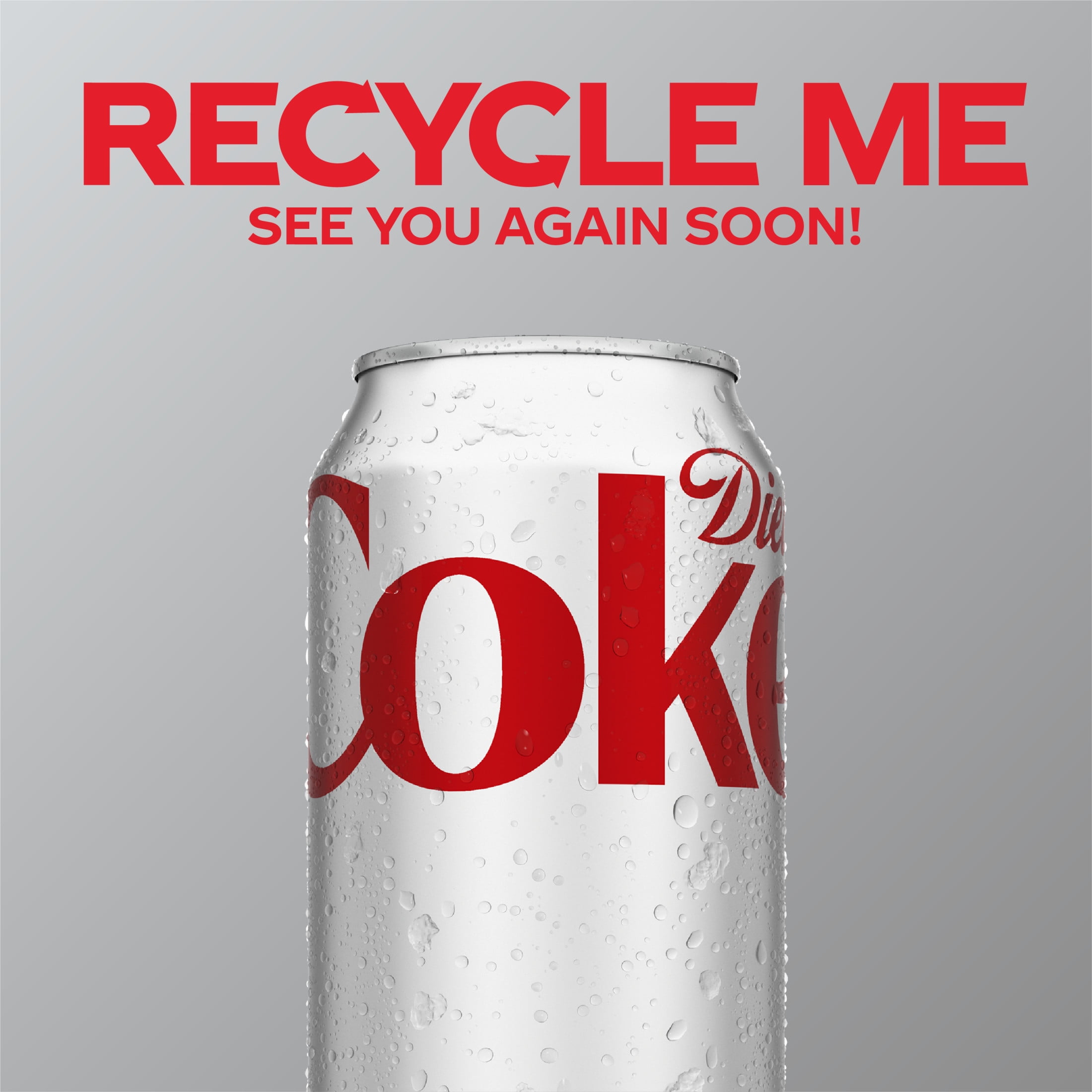 Diet Coke Soda Pop Can, 16 fl oz