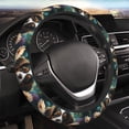 thumbnail image 5 of Hirioo Cute Flower Puppy Butterfly for Elastic Stretch Steering Wheel Cover Universal 15 Inch Automotive Steering Wheel Cover Fit Auto, Suvs, Truck, 5 of 6