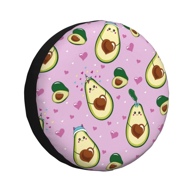 Lsque Different Avocados Pattern Tire Covers - Tough Tire Wheel Protector for Truck, SUV, Trailer, Camper, RV-15 inch