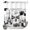 Black Grey, variant on No Hook Shower Curtain, Paris Tower Shower Curtains for Bathroom with See Through Top Window, Vintage Architectural Hand-Painted Aesthetic Waterproof & Washable Bath Curtain Standard 72"x72"