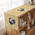 thumbnail image 6 of Table Runners 72 Inches Long Dress Scarves, Spring Floral Rooster Farmhouse Kitchen/Dining Table Runner, Coffee Tablerunners, Farmhouse Flowers Elegant Botanical 18x72 Inch, 6 of 9