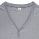 thumbnail image 4 of pstuiky camiseta de hombre, Camisa de manga corta con cuello en V y ventilación con botones de color liso para hombre camisetas de hombre l, 4 of 7