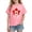Pink, variant on OGLCCG Kids Canada Flag T-Shirt Boys Girls Retro Canadian Maple Leaf Short Sleeve Tees Summer Cotton Crewneck Pullover Tops 3-10 Years
