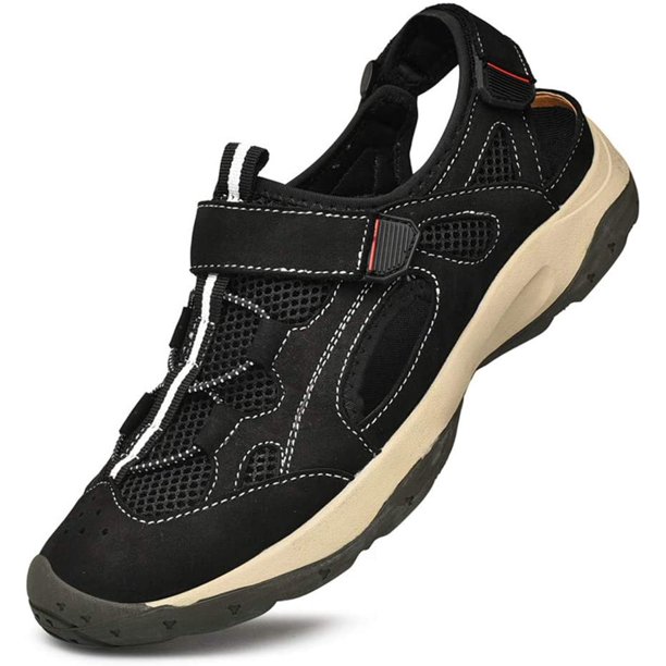 Hombres Verano Ocio Sandalias Deportivas Moda Senderismo Atlético Zapatillas Cómodas de Pescador Hollow Transpirable al Aire Libre Zapatos de Arena Xishao ropa