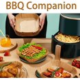 thumbnail image 5 of Compañero de cocina innovador, revestimiento desechable antiadherente, revestimientos impermeables resistentes al calor para freidoras de aire, horneado, campamentos, fiestas - Forma de tazón, 5 of 5