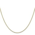 thumbnail image 4 of Auriga Fine Jewelry 14K Yellow Gold .9mm Box Chain Necklace 14 inch for Women, 4 of 6