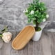 thumbnail image 5 of Diseño simple Flowerpot Bonsai Bonsai Bandeja Flower Planer Platillo Fugas a prueba de bambú Planta Planta Paleta Soporte de soporte Hogar Suministros Hogar Oval Noticed HA011495-01, 5 of 7