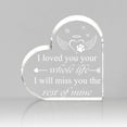thumbnail image 3 of 5.9in Memorial Gifts for Loss of Dog Cat Paw Print Wings Acrylic Heart Plaque Pet Memorial Ornament Dog Remembrance Sympathy Gift Heart Keepsake for Bedroom Desk Decor, 3 of 9