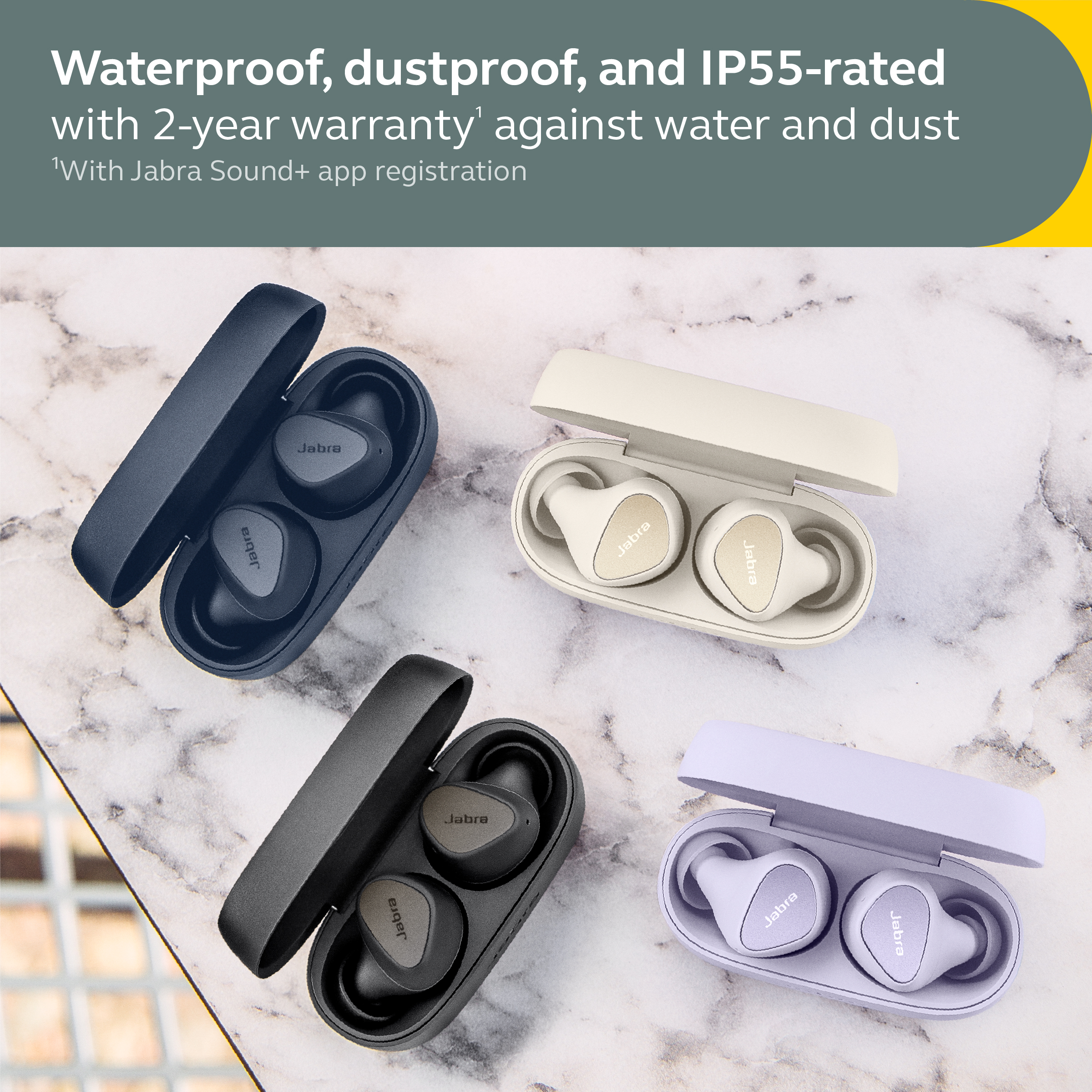 Jabra Elite 4 True Wireless Bluetooth Earbuds with