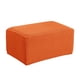 thumbnail image 1 of Cubierta de puf otomano Perfecl de jacquard elásticas Naranja, 1 of 8