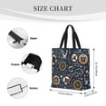 thumbnail image 5 of Sigee Nautical Print Large Capacity Zippered Tote Bag - Durable, Stylish and Versatile for Everyday Use, 5 of 9