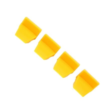 4pcs Tyre Changer Clamping Jaw Protector Plastic Yellow Wheel Rim Guard for Tire Changers