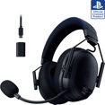 thumbnail image 1 of Auriculares inalámbricos para juegos Razer BlackShark V3 Pro ANC para PS5: micrófono de banda completa, controladores de 50 mm, 2,4 GHz, Bluetooth, 3,5 mm, compatibles con PC, Mac, Nintendo Switch y s, 1 of 9