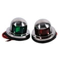thumbnail image 3 of BOROCO Navigation Light Stainless Steel 12V LED Marine Boat Yacht Red Green Bow Navigation Light, 3 of 8