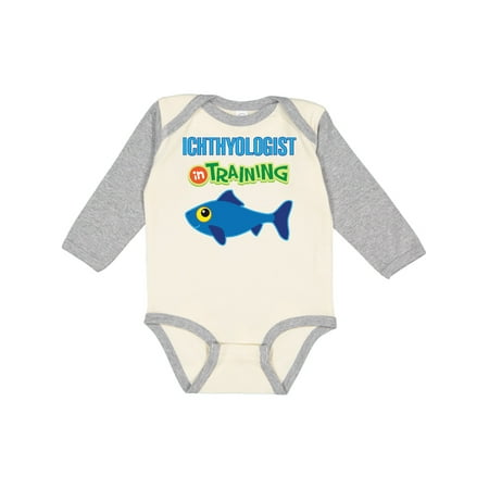 

Inktastic Future Ichthyologist in Training Gift Baby Boy or Baby Girl Long Sleeve Bodysuit