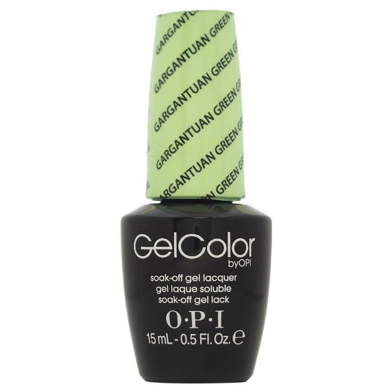 OPI GelColor Gel Nail Polish, Gargantuan Green Grape, 0.5 Fl Oz
