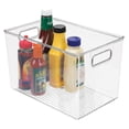 thumbnail image 2 of iDesign Plastic Storage Bins with Handles - Set of 2 - Clear - Made in USA, 2 of 7