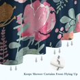 thumbnail image 6 of Pioneer Flower Floral Print Pattern Shower Curtain 72"x84" ,Bathroom Decorative Shower Curtains Set with 12 Hooks,Modern Waterproof Washable Shower Curtain, 6 of 6