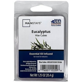 5 Pack - Eucalyptus Mint - Refreshing Mint Eucalyptus Scented Melt- Maximum  Scent Wax Cubes/Melts - 2 Ounces x 5 Packs = 10 Ounces