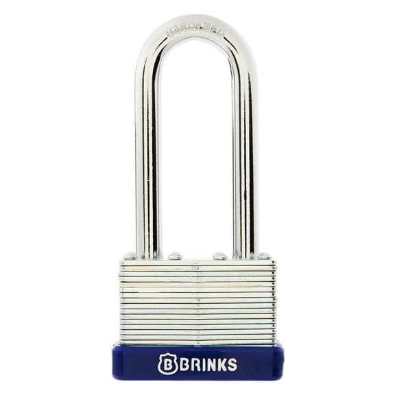 Brinks Laminated Steel 44mm Keyed Padlock with 2 1/2in Shackle