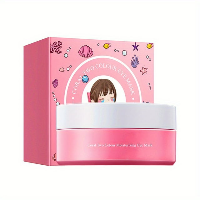60 Pcs Brightening Eye Mask - Natural Ingredients to Reduce Dark Circles, Puffiness, and Fine Lines!
