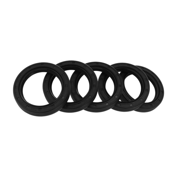 Unique Bargains Universal Oil Seal TG4 Lip Seal Ring Rotary Shaft Seal 42x58x10mm High Pressure NBR Rubber Black 5 Pcs